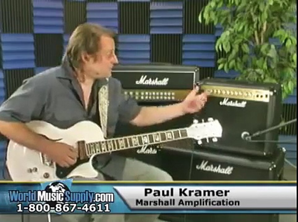 Marshall MG30DFX Guitar Amplifier with Vox Virage II SC