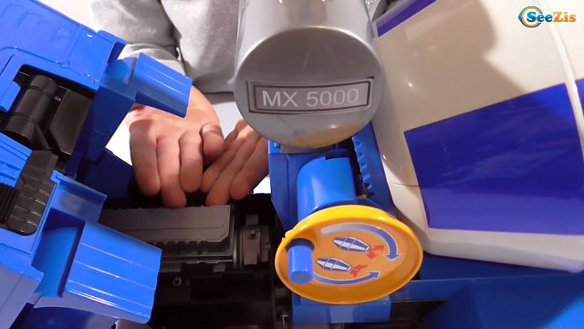 ✔ BRUDER Бетономешалка. Игрушки для детей. Видео для мальчиков - Concrete Mixer video for children ✔