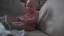 Baby Laughing Hysterically at Ripping Paper Original latest funny clip 2015 | Fun Videos Clips