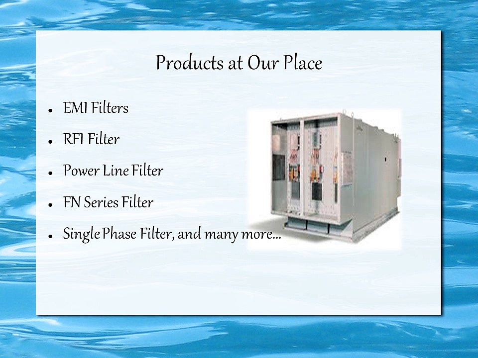complete solution in Standard & Customized EMI FILTERS BLA ETECH PVT LTD