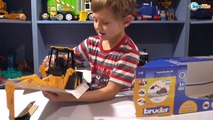 ✔ BRUDER Погрузчик. Распаковка машинки от Игорька. Видео для детей - Loader Cars for Boys ✔