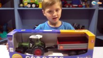 ✔ BRUDER Трактор с прицепом. Распаковка машинки от Игорька. Видео для детей - Cars for Boys ✔