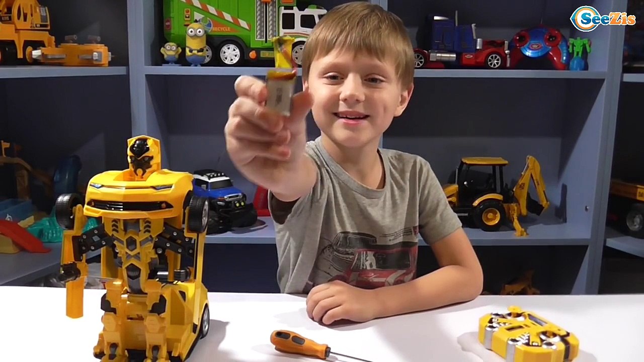 ✔ Bumblebee Transformer. Распаковка Трансформера с Игорьком - Video for kids - New Transformer ✔