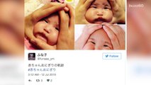 Squishing baby faces becomes viral trend