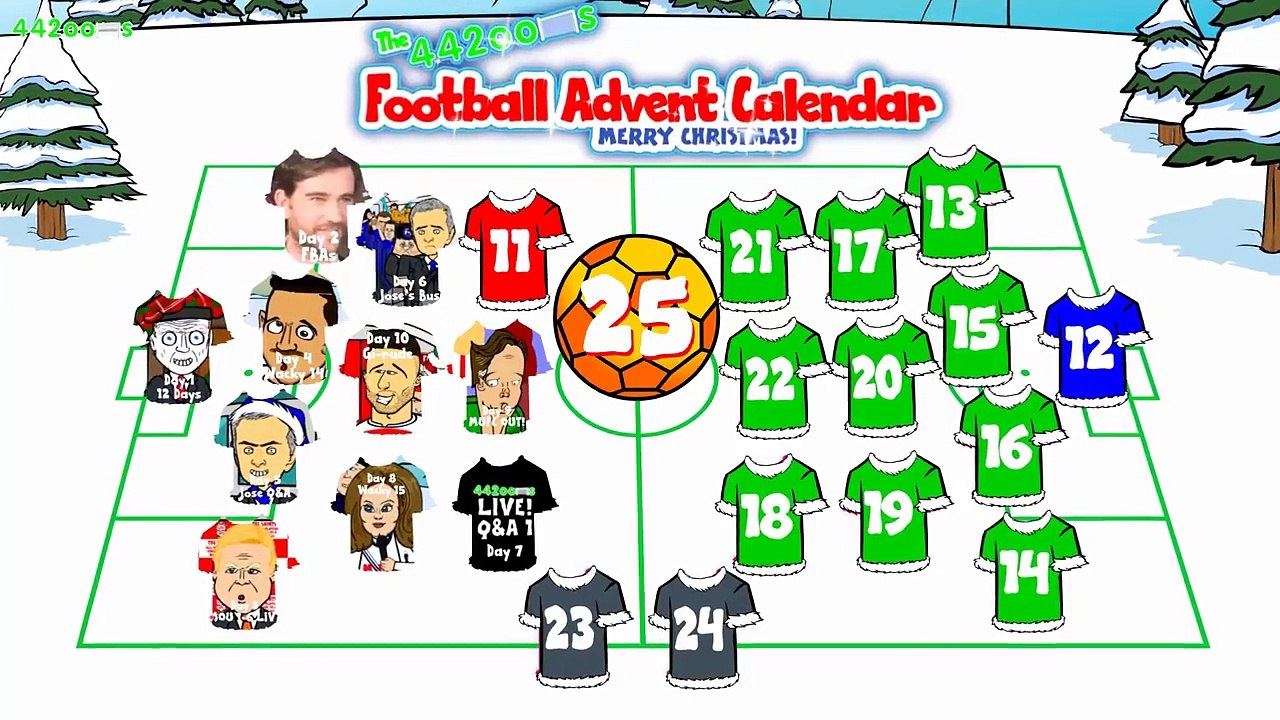 HAT-TRICK CLUB 2 - starring Ronaldo, Benzema, Giroud and Lamela (parody Day 11 Football Advent)