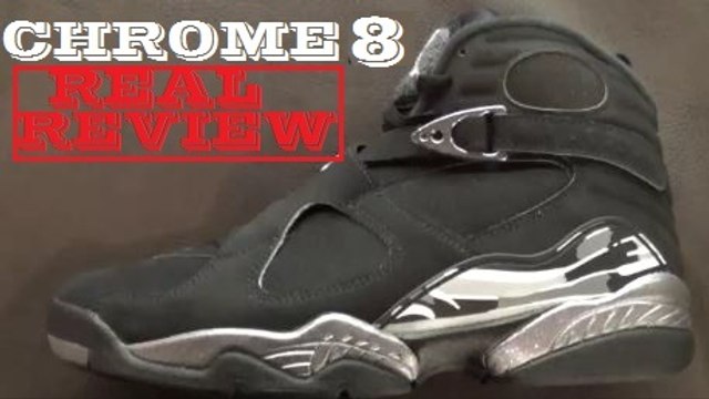 Air Jordan 8 Chrome 2015 Retro Sneaker Review