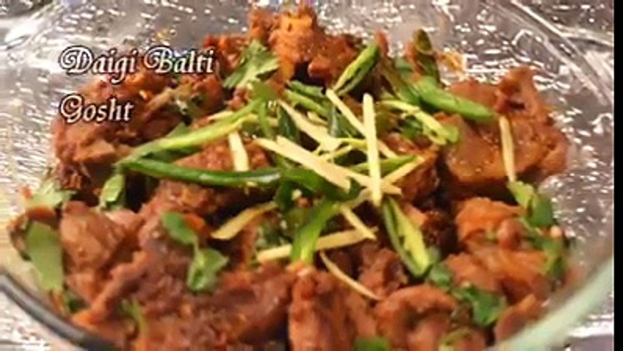 Daigi Balti Gosht