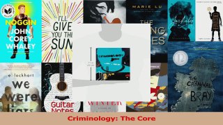 Download  Criminology The Core PDF Free