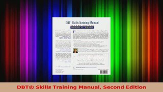 DBT Skills Training Manual Second Edition PDF