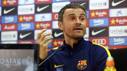 Luis Enrique: "Tendremos dificultades contra el Deportivo y la afición nos debe apoyar"