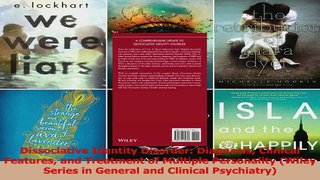 Dissociative Identity Disorder Diagnosis Clinical Features and Treatment of Multiple PDF