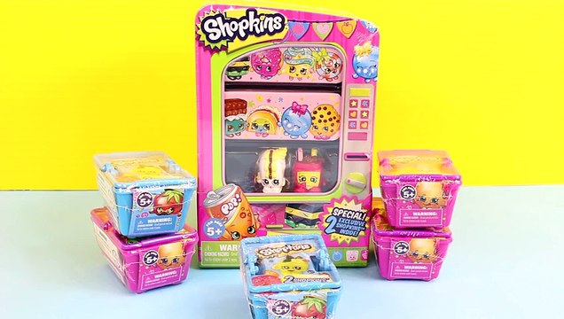 Batman and He-Man Break Into Shopkins Storage Vending Machine Surprise Mystery Blind Bo