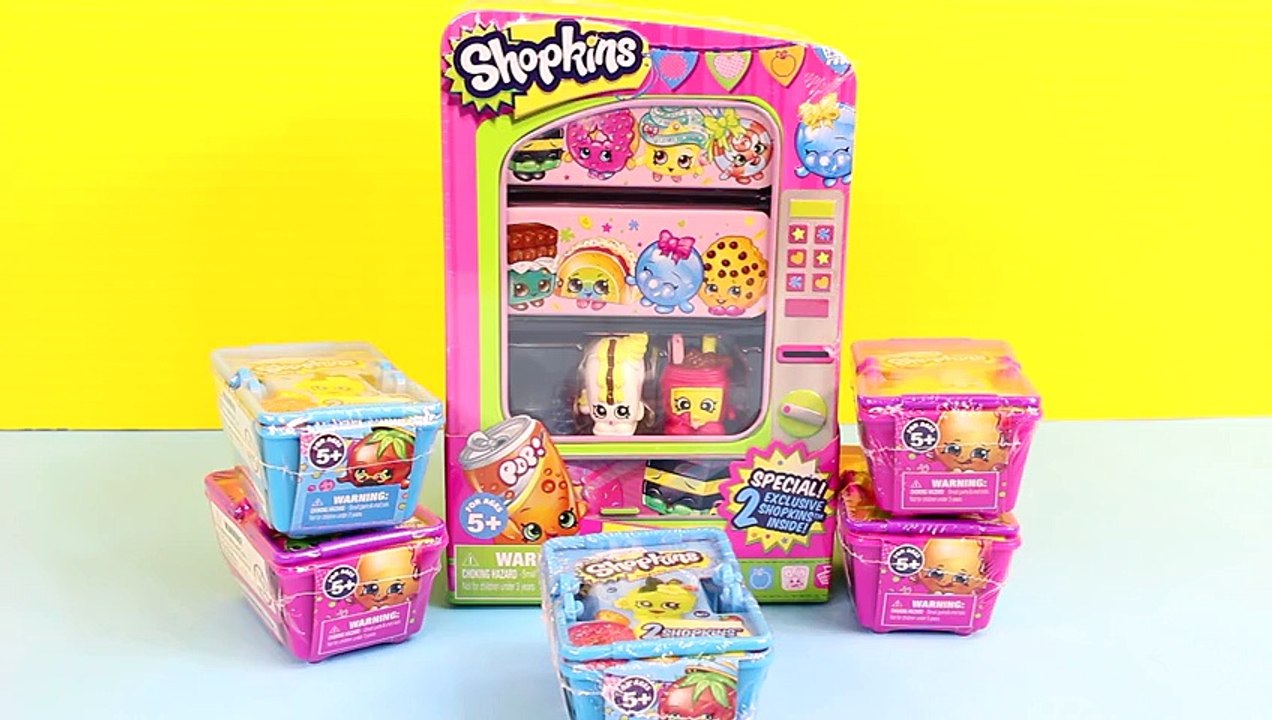 Batman and He-Man Break Into Shopkins Storage Vending Machine Surprise Mystery Blind Bo
