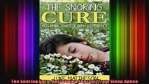 The Snoring Cure Reclaiming Yourself From Sleep Apnea