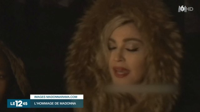 Madonna rend hommage aux victimes des attentats à Paris - ZAPPING PEOPLE DU 11/12/2015