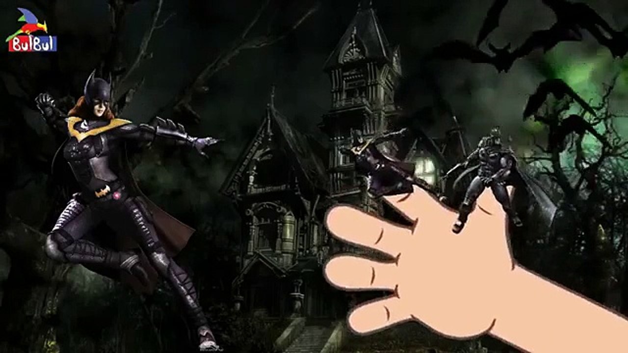 Finger Family Batman Nursery Rhyme - Batman Finger Family Nursery Songs - Animated 2D Kids Songs , 2016