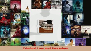 Read  Criminal Law and Procedure EBooks Online