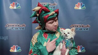 Backstage with Piff the Magic Dragon - America s Got Talent 2015 (Extra)