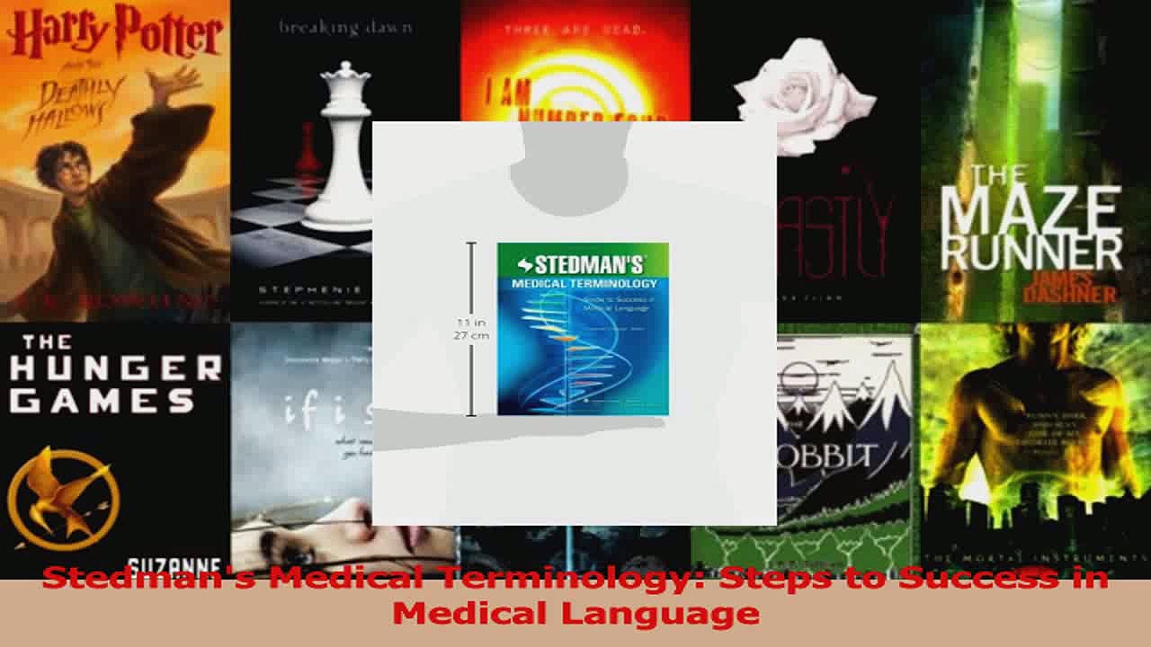 PDF Download  Stedmans Medical Terminology Steps to Success in Medical Language Read Online