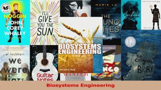 PDF Download  Biosystems Engineering Download Full Ebook