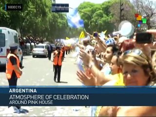 From the South - Macri Takes Oath of Office