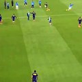 Alves showing his skills During Warming Up