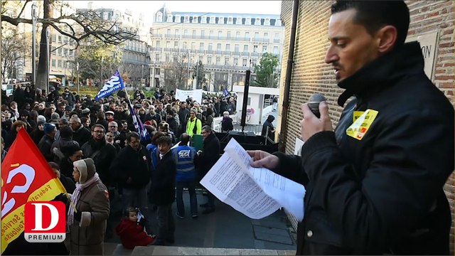 Les agents municipaux en grève à Toulouse