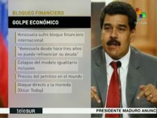 Maduro: Desde hace 3 años Venezuela no puede refinanciar su deuda