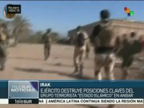Fuerzas iraquíes avanzan contra posiciones del DAESH en Ramadi