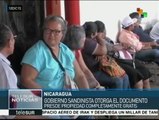 Nicaragua inicia la entrega de títulos de propiedad a 27 mil familias