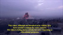 Syrian War. Huge Bomb ISIS in Kobani. January 2015. Suicide Truck Bomb Explodes.