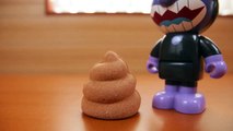 うんち入浴剤とバイキンマン アンパンマンおもちゃアニメ Poop bath salts? Feat. Anpanman toys