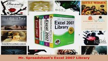 Read  Mr Spreadsheets Excel 2007 Library Ebook Free