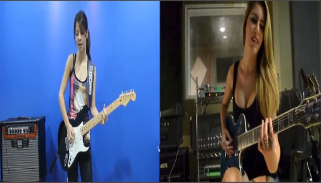 Girls Play Race Against The Machine - Killing In The Name Guitar, Bass Cover