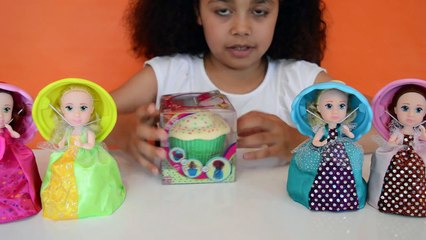 Princess Cupcake Surprise Transform Dolls With Scents Lemon,Vanilla,Grape,Chocolate