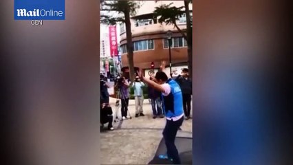 Desperate politician jumps through fiery hoops to win trust