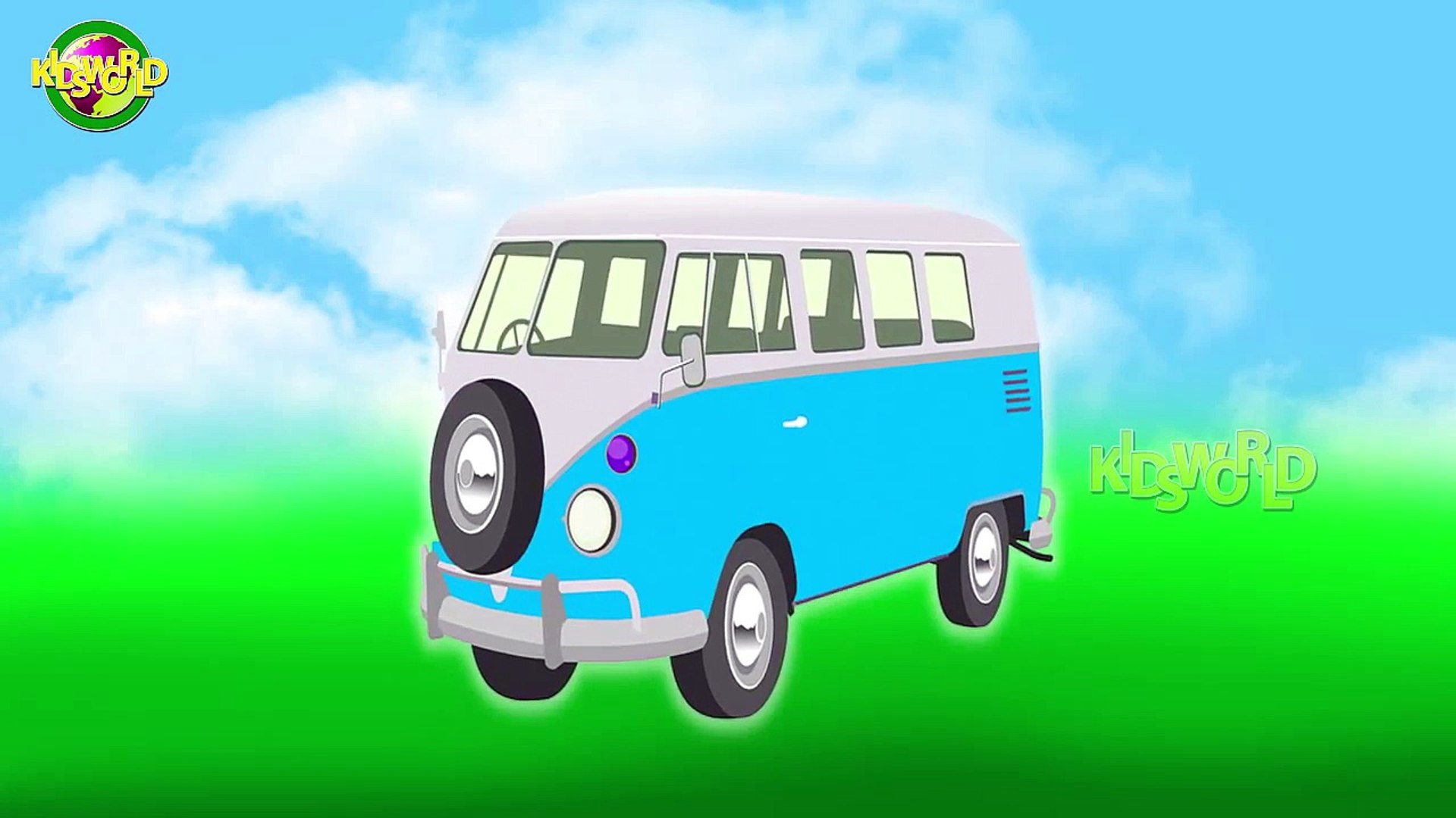 Van Cartoon Finger Family | Nursery Finger Family Rhymes | Kids World Finger Family Rhymes