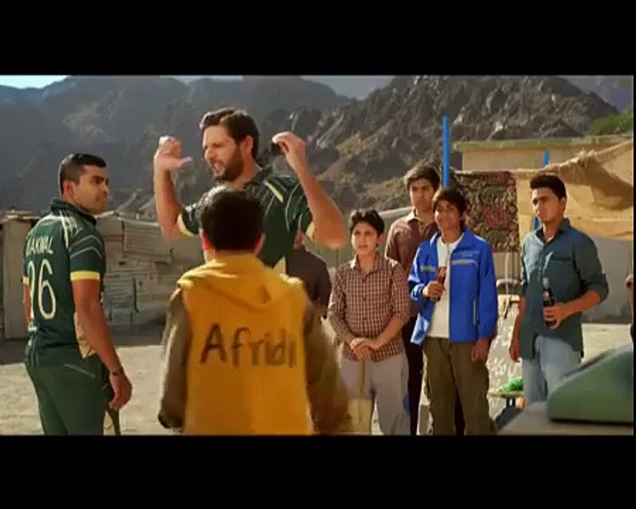 Afridi & Umar Akmal in Funny World Cup 2015 Pepsi Ad