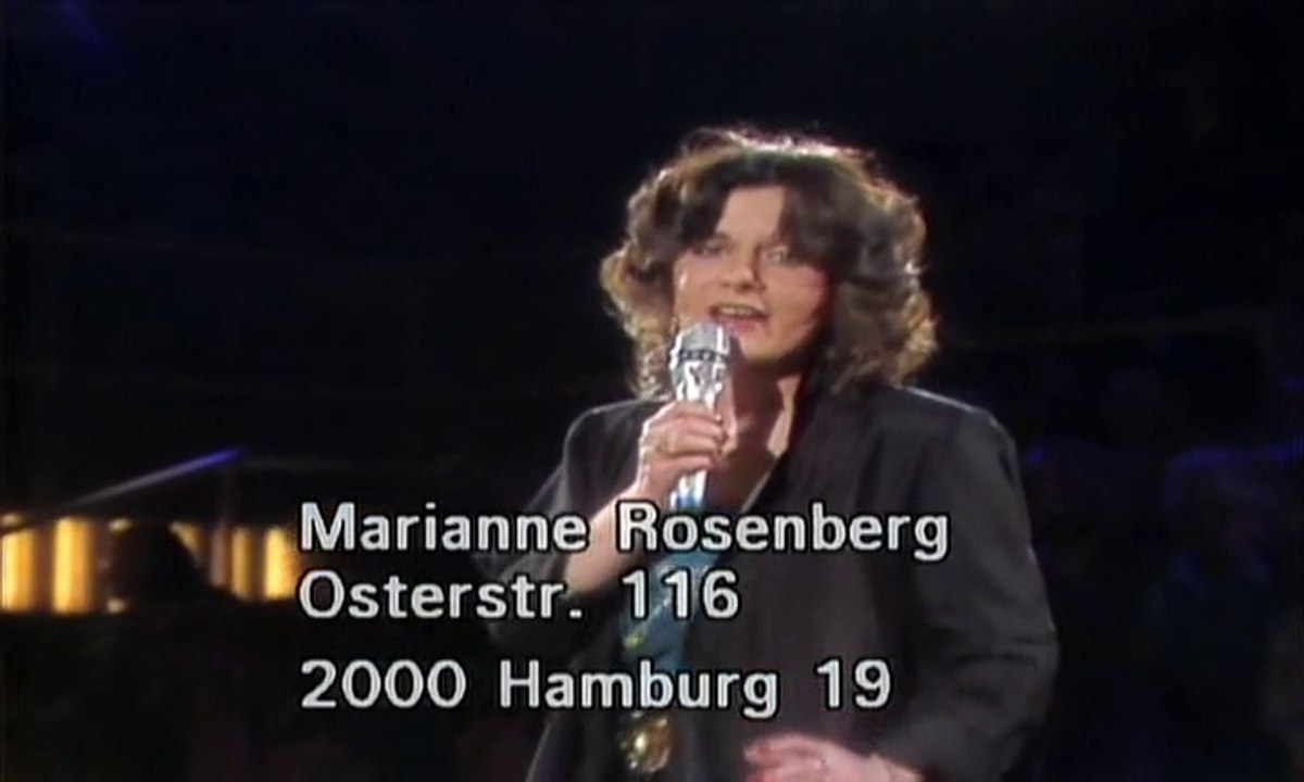 Marianne Rosenberg - Ich sah deine Tränen 1982