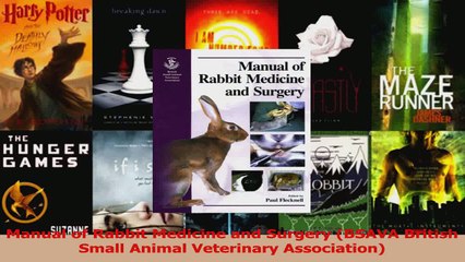 Download  Manual of Rabbit Medicine and Surgery BSAVA British Small Animal Veterinary Association PDF Free