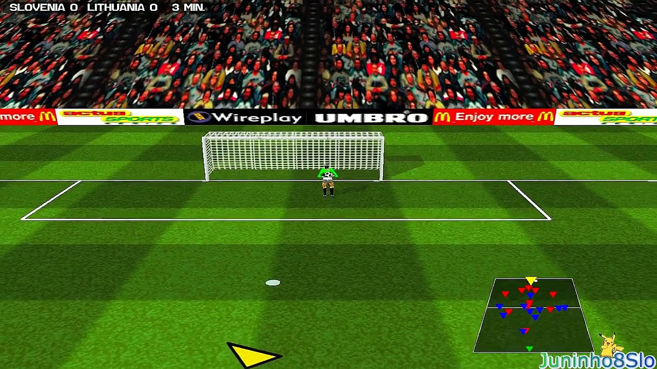 Actua Soccer 2-Slovenia vs Lithuania-Game 54