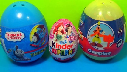 THOMAS & Friends surprise egg Kinder surprise egg Disney Mickey Mouse CLUBHOUSE surprise e