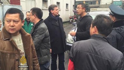 Close encounter with China's worried steel workers