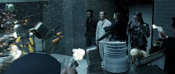 Escena de Quicksilver (Mercurio) en X Men: días del futuro pasado