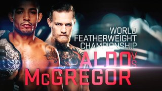 UFC 194 Jose Aldo vs Conor McGregor FEATHERWEIGHT TITLE FIGHT