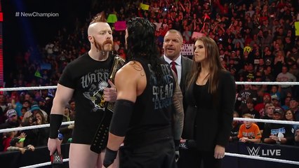 Roman Reigns demands a rematch with Sheamus- Raw, November 23, 2015