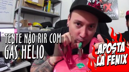 Desafio tente não rir com gás hélio
