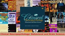 Clinical Neuropsychology Behavioral and Brain Science Read Online