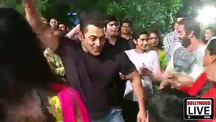 Salman Khan With Wrestling Coach On The Sets Of Sultan