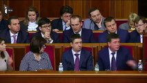 Bagarre au parlement ukrainien